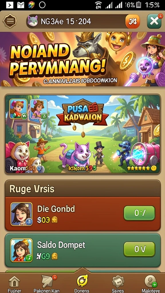 baru01 - Screenshot menunjukkan aksi seru dalam permainan.