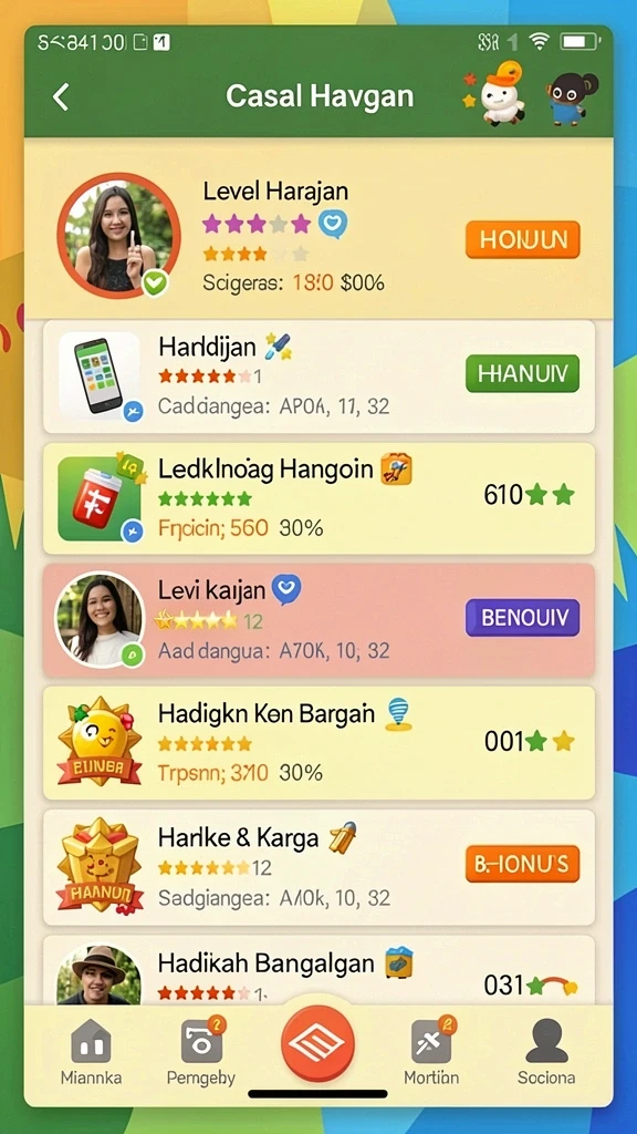 vv62 - Tampilan awal yang menarik dan menggugah selera.