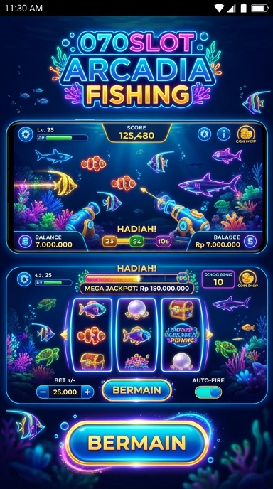 Layar utama 070slot — antarmuka bersih setelah instalasi